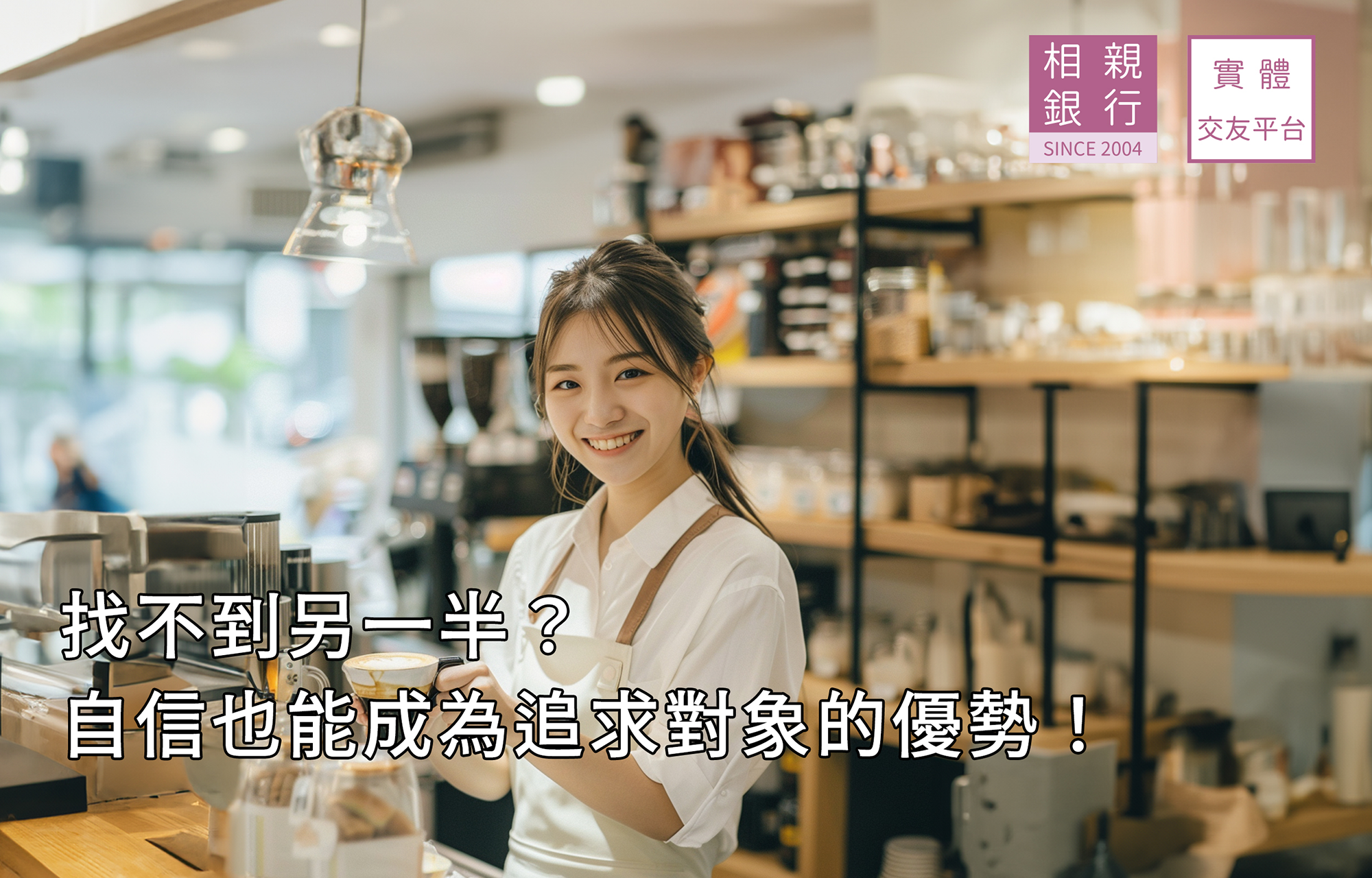 找不到另一半？自信也能成為追求對象的優勢！
