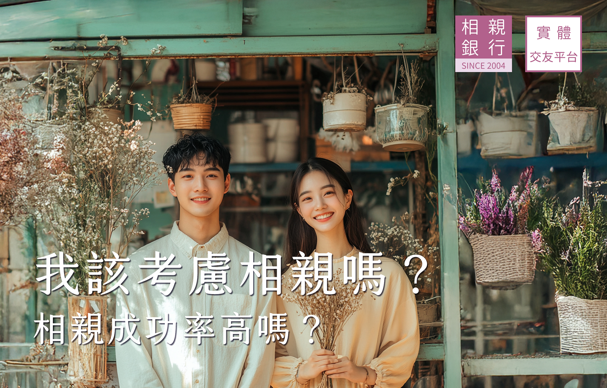 我該考慮相親嗎？相親成功率高嗎？