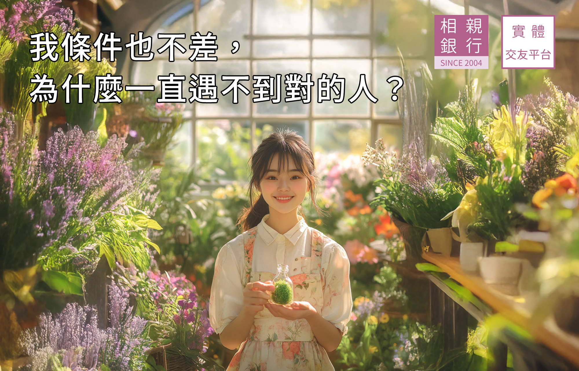我條件也不差，為什麼一直遇不到對的人？