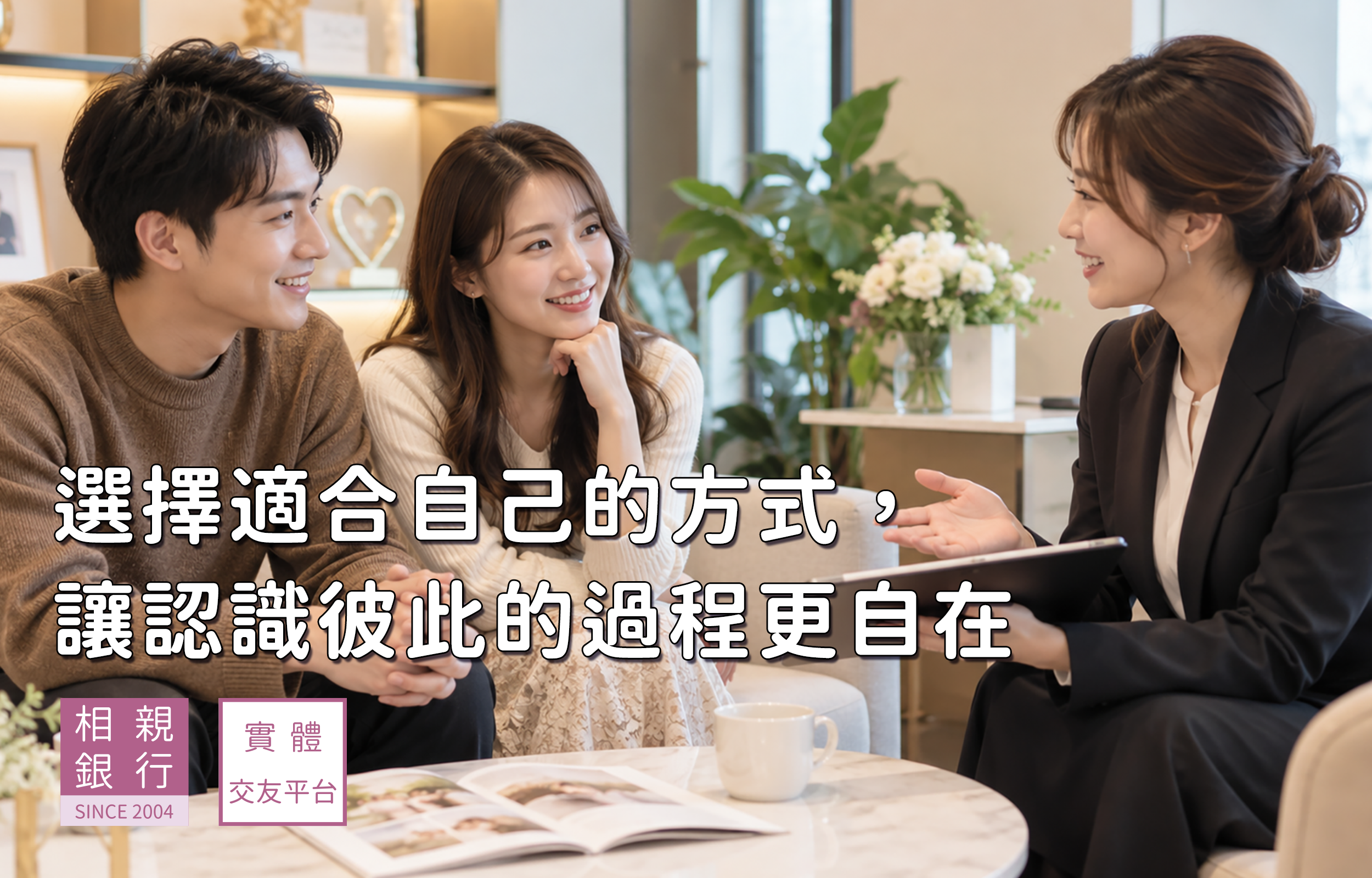 年輕男女在自然約會互動中認識彼此
