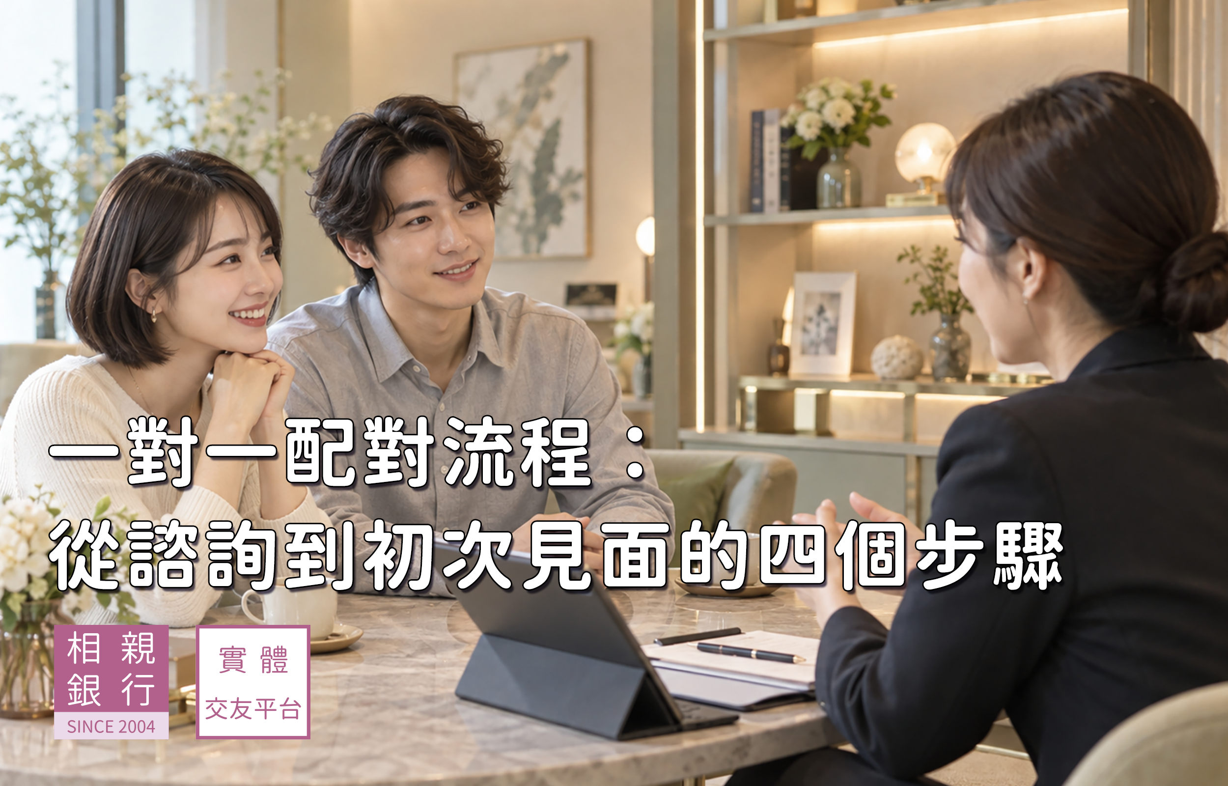一對一配對流程：從諮詢到初次見面的四個步驟
