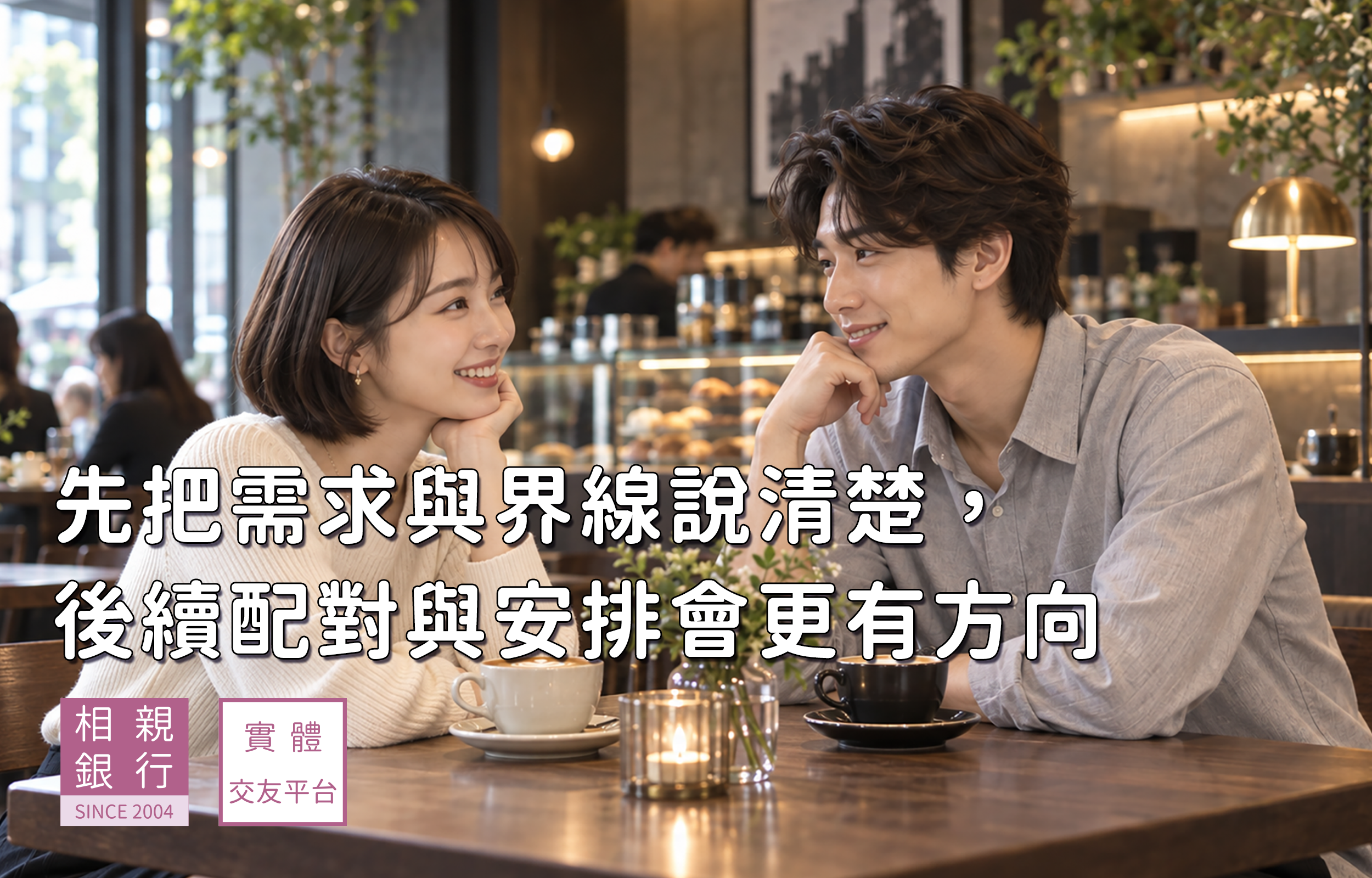 一對一配對服務中的需求訪談與第一次見面安排