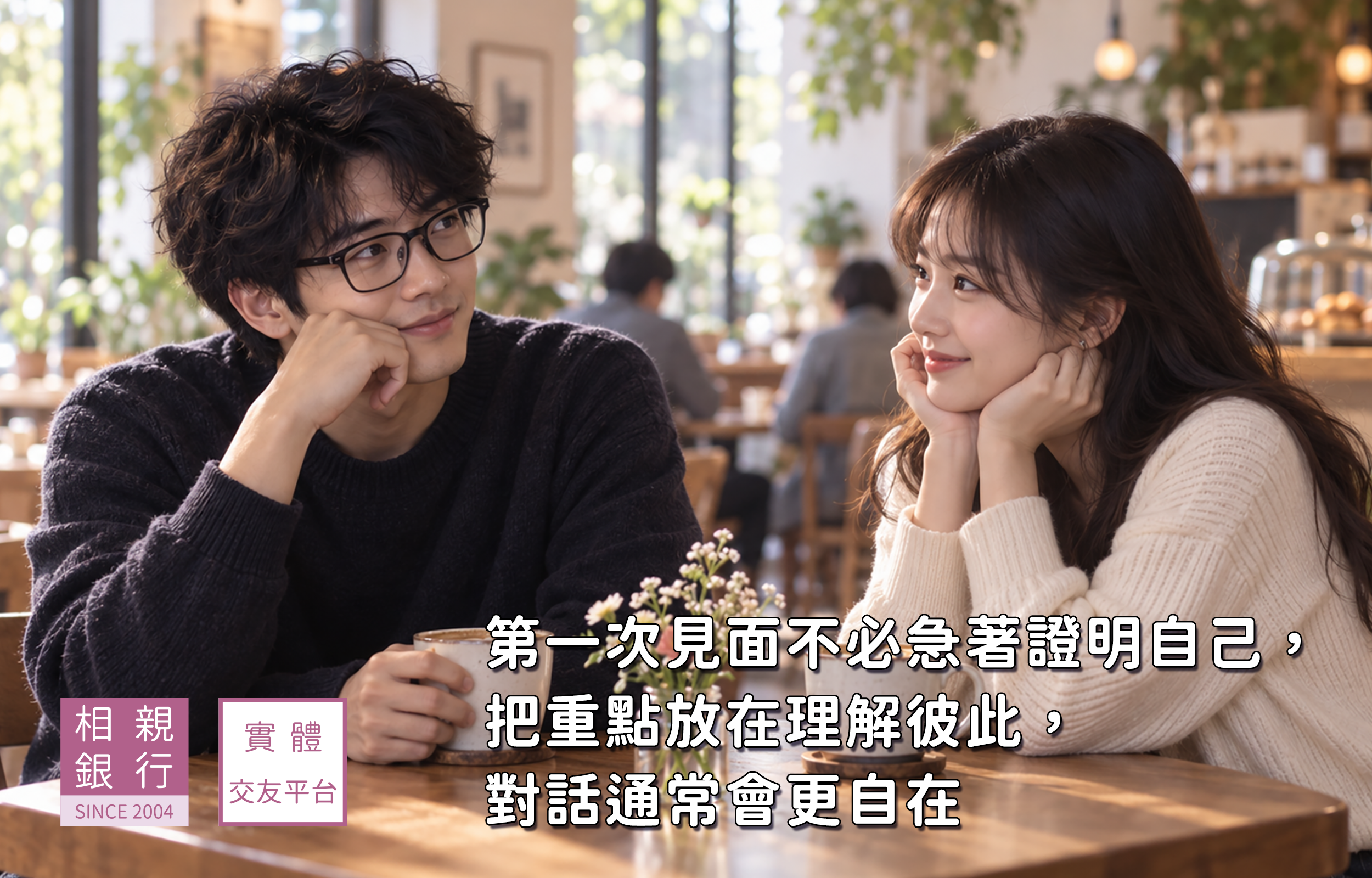 單身工程師第一次與女生在咖啡館見面